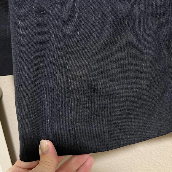 Brooks Brothers Wool Pinstripe Suit Jacket Size 46L - Picture 6 of 9